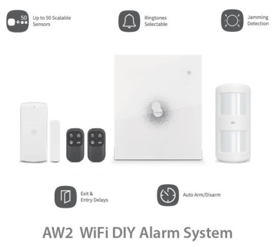 Chuango AW2 Smart Home WiFi Alarm System CG-AW2 - Click Image to Close